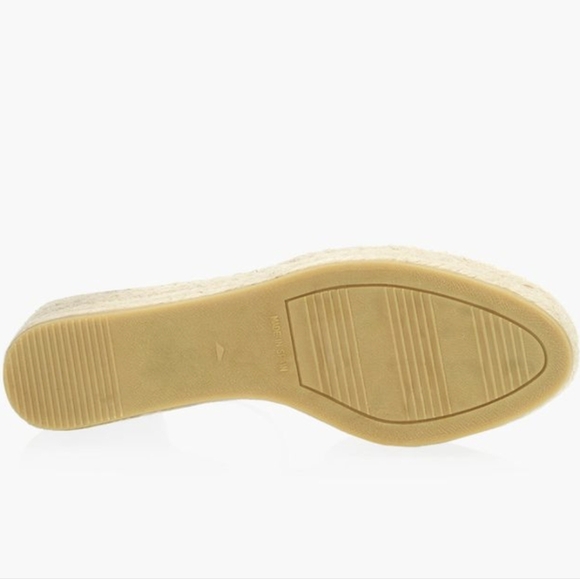 Browns Crochet Espadrille Sandal, cream Woven Fabric Jute Platform SZ 11 EU 41 - Picture 5 of 17